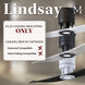 Atlas Lindsay 52 inch Textured Bronze with Walnut Tone Blades Hugger Ceiling Fan