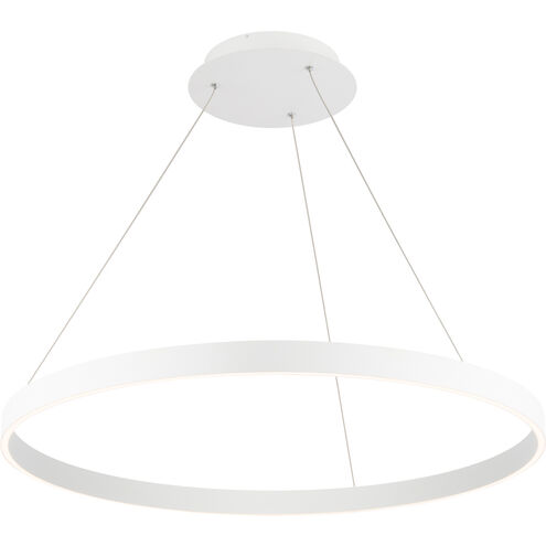 Sirius LED 31 inch White Pendant Ceiling Light, dweLED