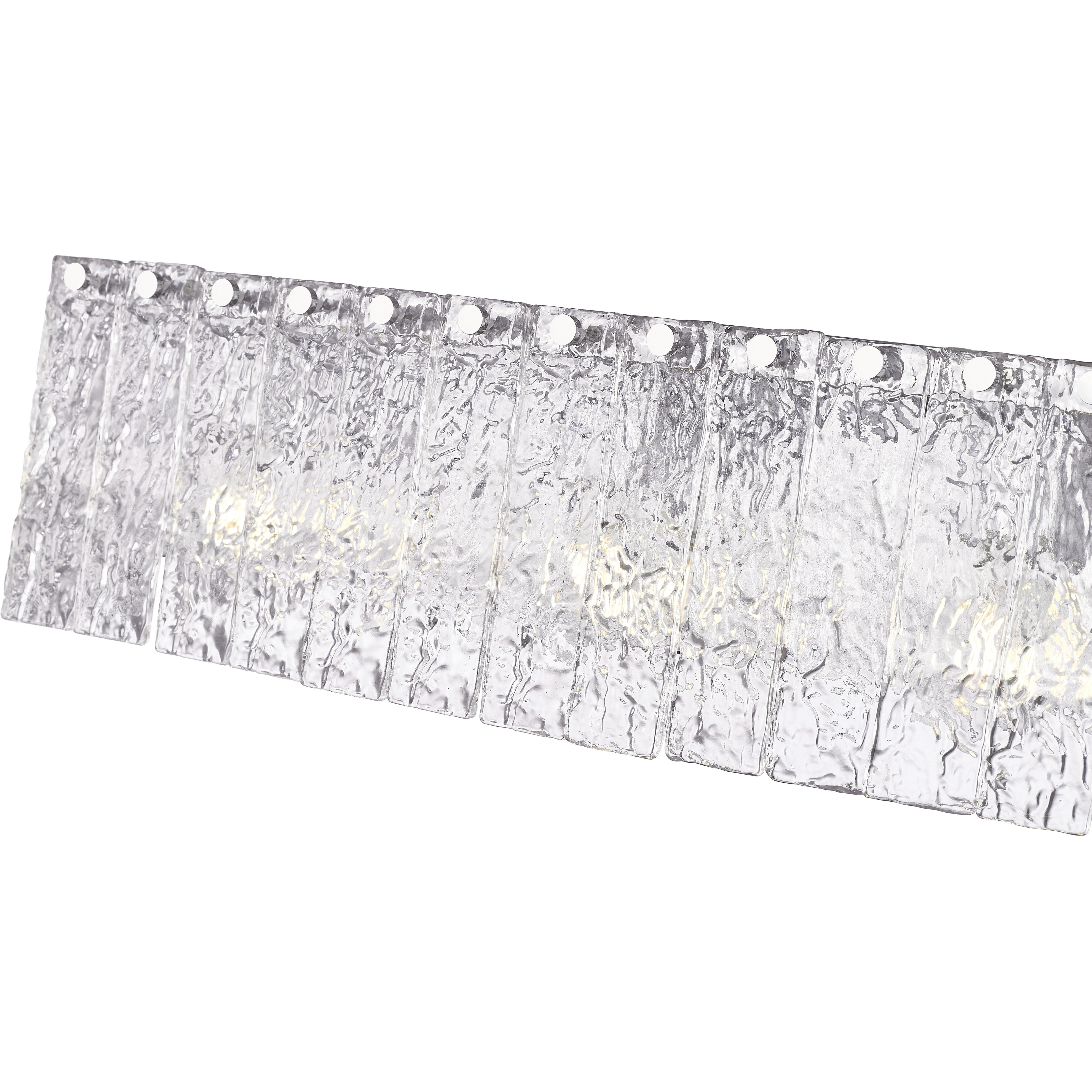 Glacier 4 Light 31.25 inch Chrome Vanity Wall Light