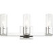 Midtown 3 Light 18 inch Polished Chrome Bath Vanity Wall Light