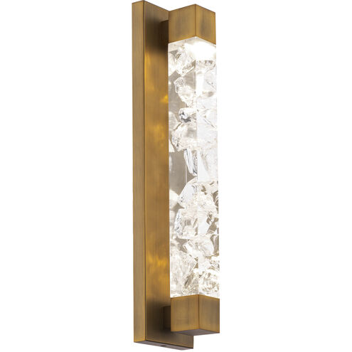 Terra 1 Light 20 inch Aged Brass Vanity Bath Light Wall Light