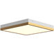 Alora Mood Sydney LED 14.25 inch Aged Gold and White Flush Mount Ceiling Light
