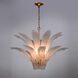 Fiore 10 Light 39.5 inch Antique Gold Leaf Pendant Ceiling Light