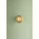Claudie 1 Light 4.75 inch Aged Brass Flush Mount Ceiling Light