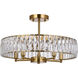 Canada 5 Light 22 inch Gold Chandelier Ceiling Light