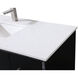 Hayes 84 X 22 X 35 inch Black Vanity Sink Set