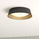 Beacon Hill LED 13 inch Matte Black and Satin Gold Flush Mount Ceiling Light