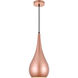 Nora 1 Light 7.5 inch Honey Gold Pendant Ceiling Light