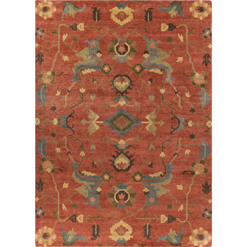 Anastacia 132 X 96 inch Brick Red Rug in 8 x 11, Rectangle