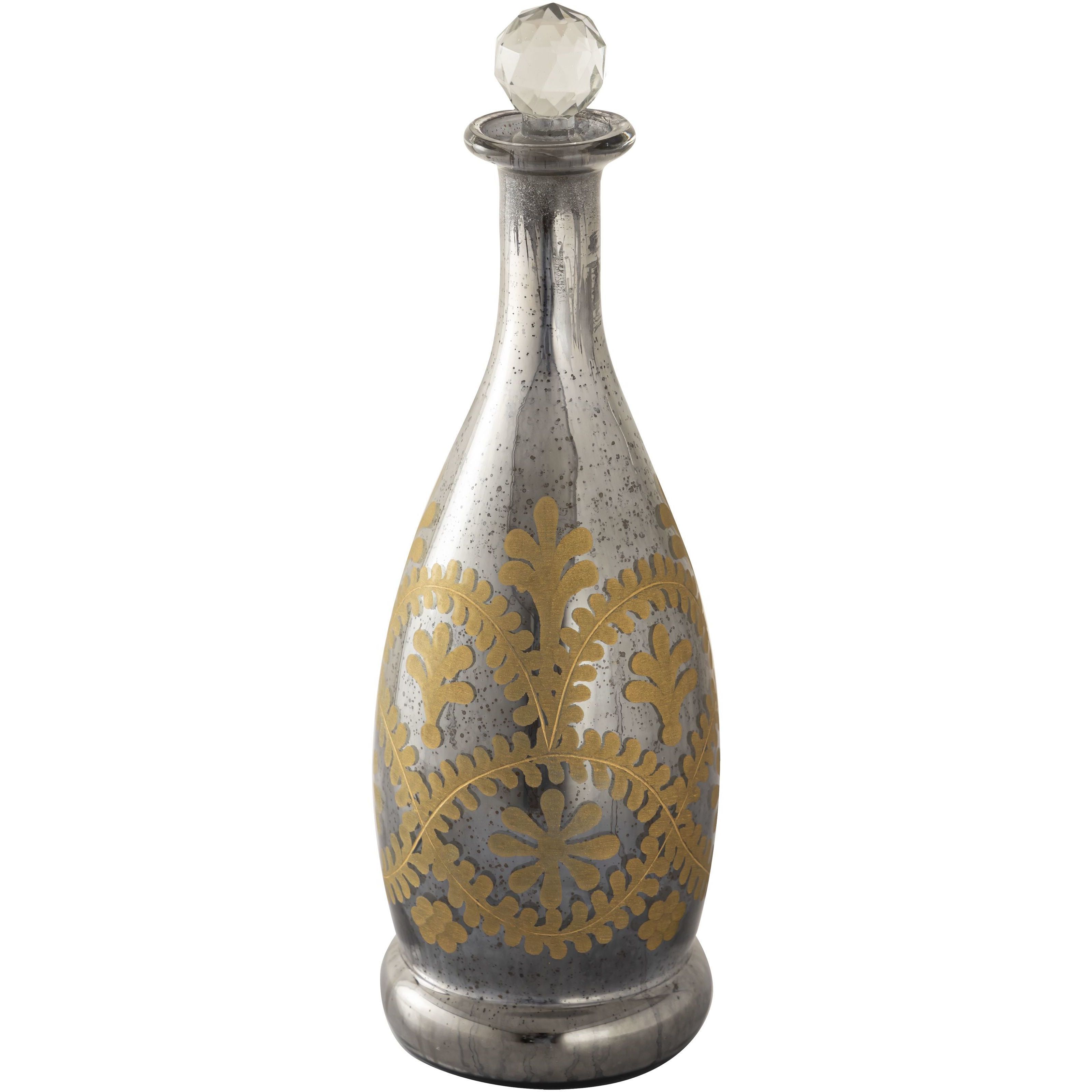 Kemal Antique Silver with Gold Bottle, Set of 3