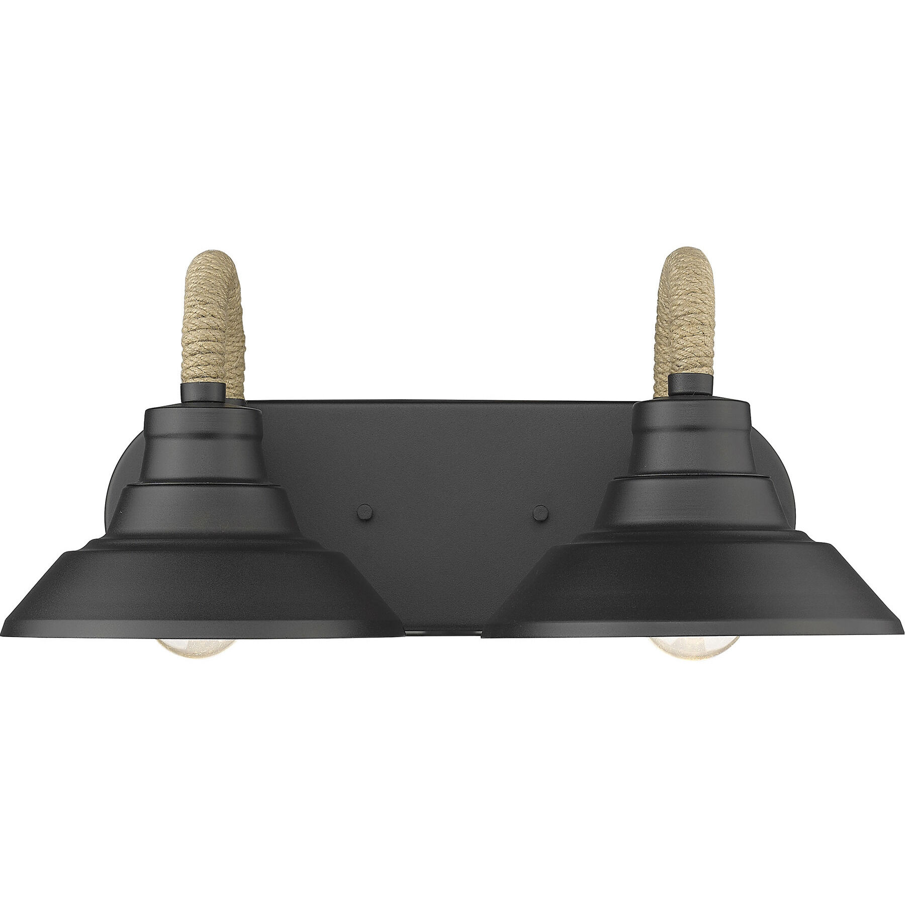 Journey Vanity Wall Light in Natural Black