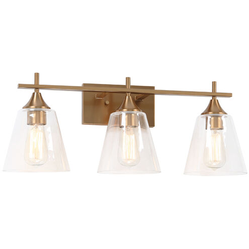 Hollis Wall Sconce Wall Light in Aged Gold Brass