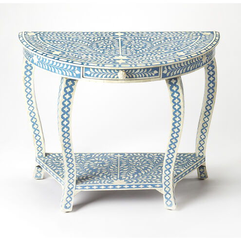 Bone Inlay Darrieux 38 X 19 inch Blue Bone Inlay Console/Sofa Table