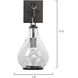 Tear Drop 1 Light 7.5 inch Oil Rubbed Bronze Wall Sconce Wall Light