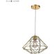 Paradigm 1 Light 13 inch Gold Pendant Ceiling Light