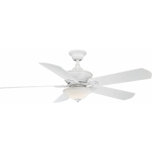 Camhaven v2 52 inch Matte White Indoor/Outdoor Ceiling Fan