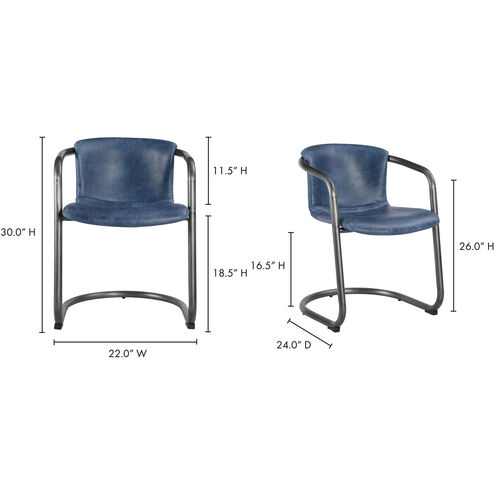 Freeman Blue Dining Chair, Set of 2