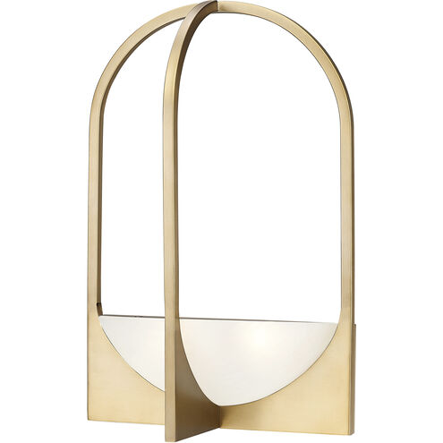 Devon 2 Light 12 inch Modern Gold Wall Sconce Wall Light