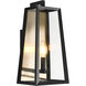 Aviv 1 Light 7 inch Matte Black Wall Sconce Wall Light