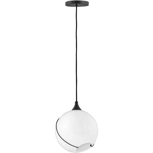 Lisa McDennon Skye 1 Light 10.75 inch Black Indoor Pendant Ceiling Light