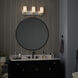 Solia LED 24 inch Polished Nickel with Satin Nickel Bathroom Vanity Light Wall Light
