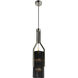 Fermont LED 8 inch Stain Nickel and Pearl Black Mini Pendant Ceiling Light
