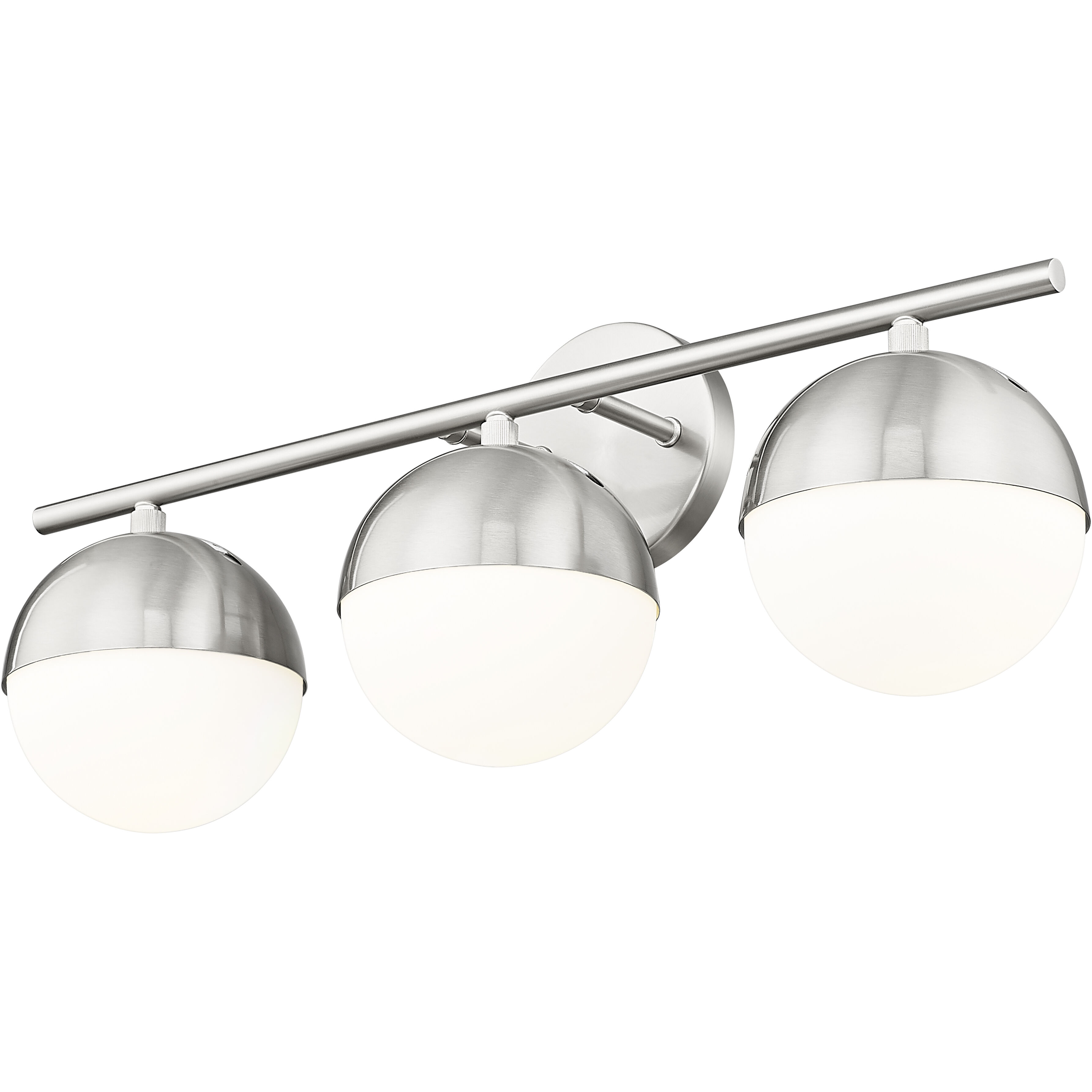 Realm Sphere 3 Light 24 inch Brushed Nickel Bath Vanity Wall Light