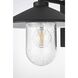 Scott 1 Light 10 inch Black Outdoor Wall Sconce