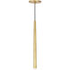 Sean Lavin Pylon LED Natural Brass Pendant Ceiling Light, Integrated LED