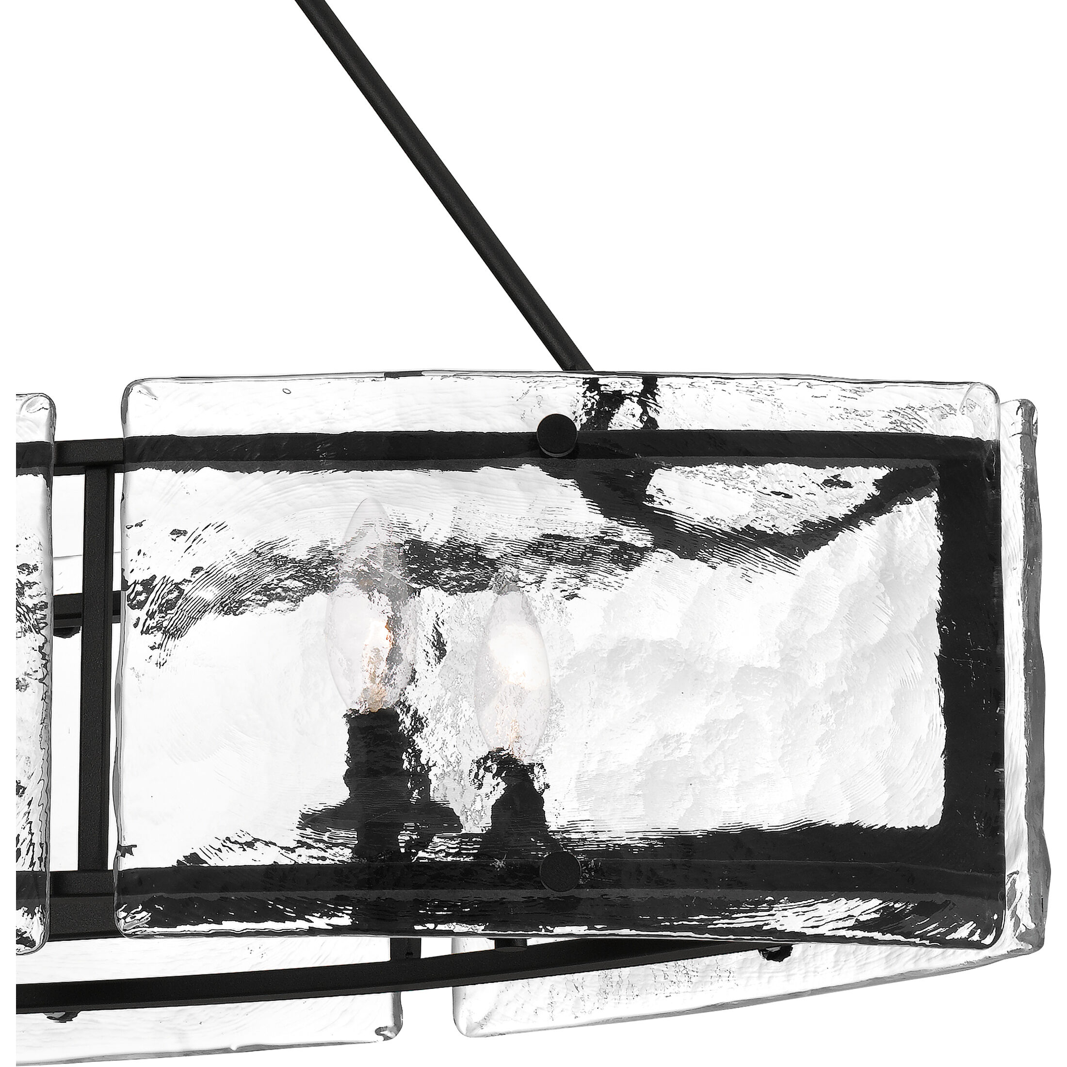 Fortress 6 Light 39 inch Earth Black Island Light Ceiling Light