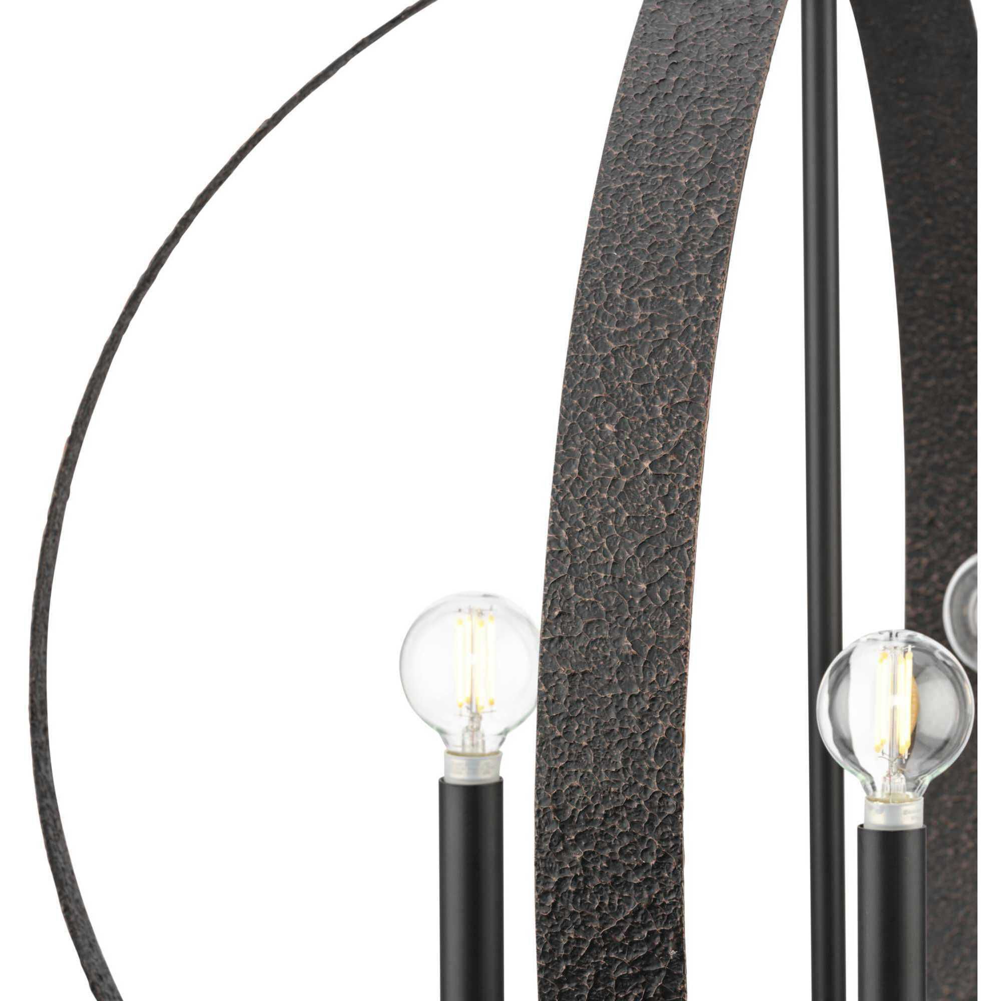 Allegheny 6 Light 32 inch Matte Black Chandelier Ceiling Light, Design Series