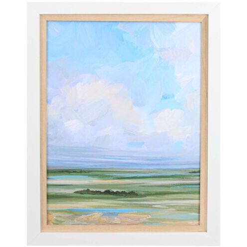 Landscapes Collection Blue Framed Art