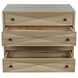 Diamond Washed Walnut Chest