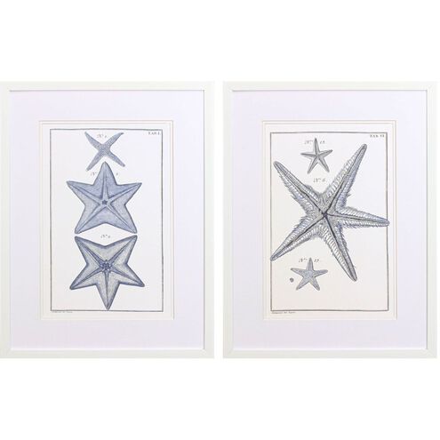 Waterside Collection Blue Framed Art