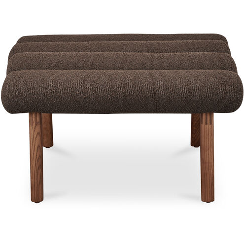Arlo 17.5 inch Dark Brown Accent Stool