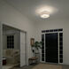 Shailene 3 Light 18 inch Brushed Nickel Semi Flush Light Ceiling Light