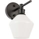 Rochester 1 Light 6 inch Black Wall sconce Wall Light