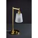 Gio 22 inch 40.00 watt Painted Brass Desk Lamp Portable Light