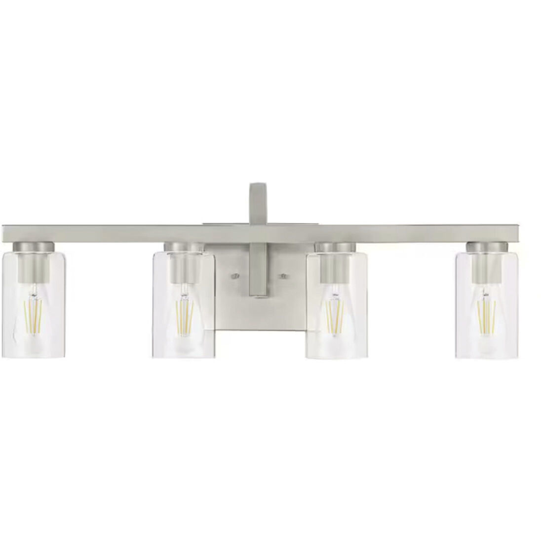 Melina 4 Light 29 inch Brushed Nickel Vanity Light Wall Light