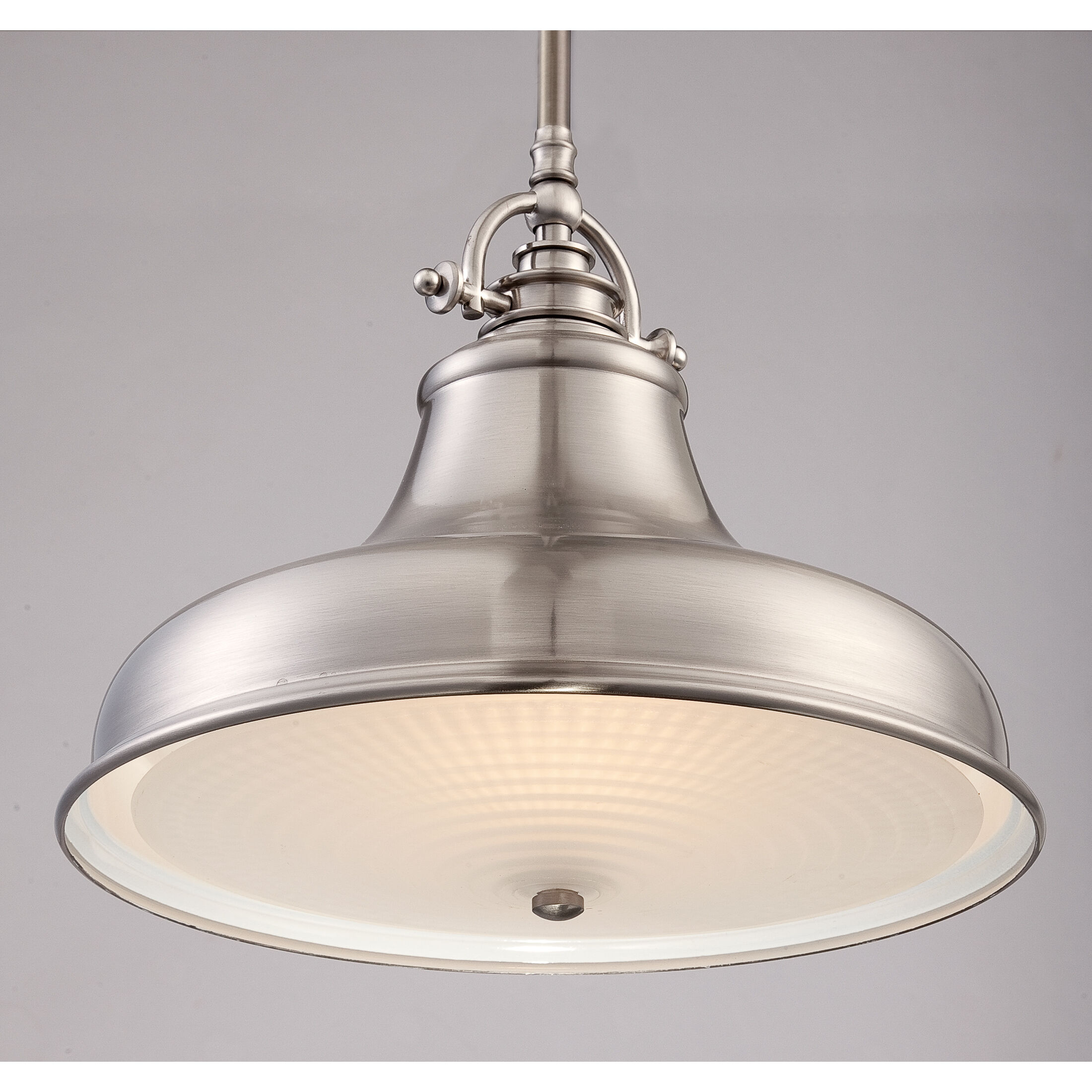 Emery 1 Light 14 inch Brushed Nickel Pendant Ceiling Light