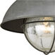 Harwich 1 Light 10 inch Textured Gray Outdoor Ceiling