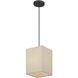 Summit 1 Light 8 inch Bronze Pendant Ceiling Light