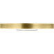 Sean Lavin Castor LED 17.1 inch Natural Brass Flush Mount Ceiling Light, Integrated LED