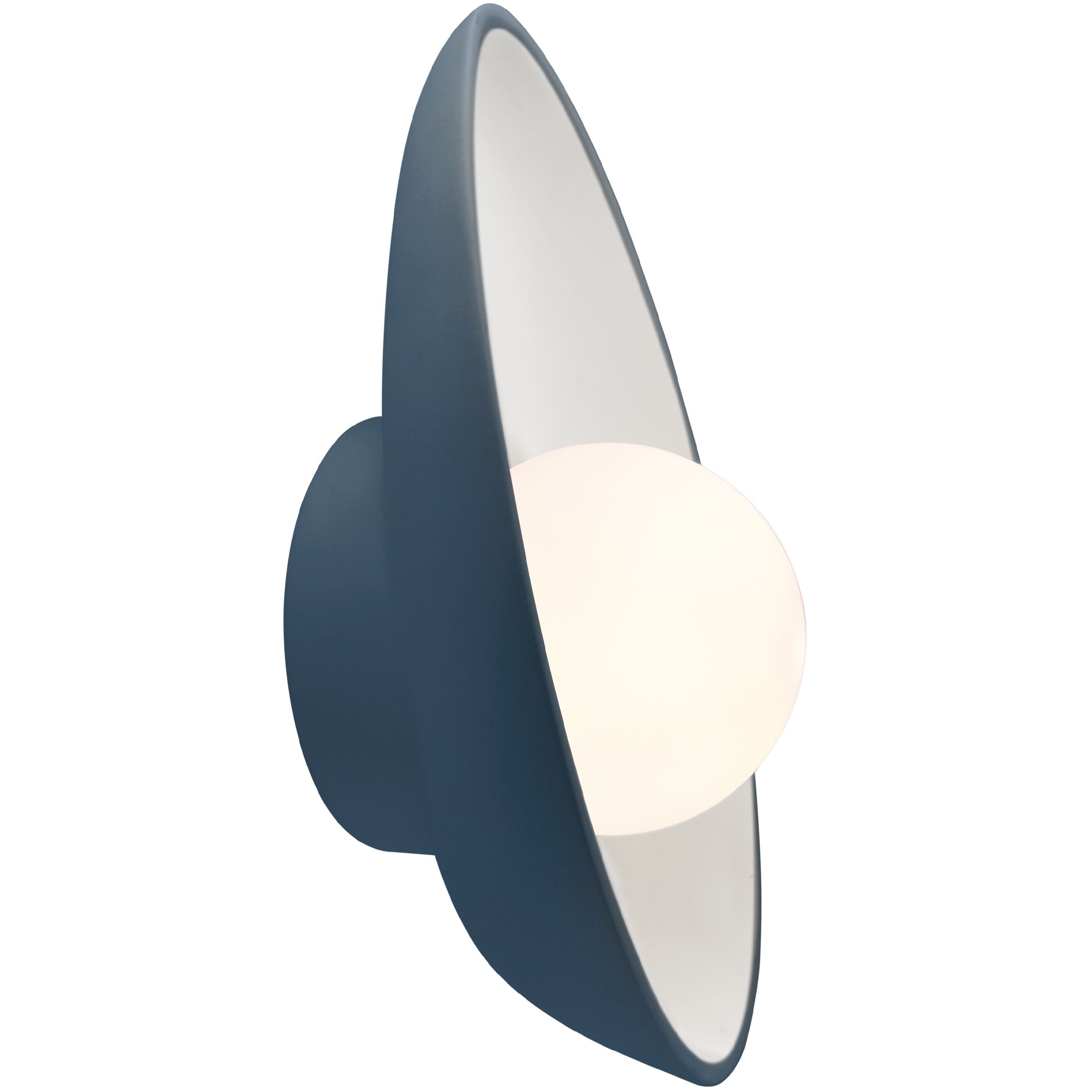 Ambiance LED 7.5 inch Midnight Sky and Matte White Wall Sconce Wall Light