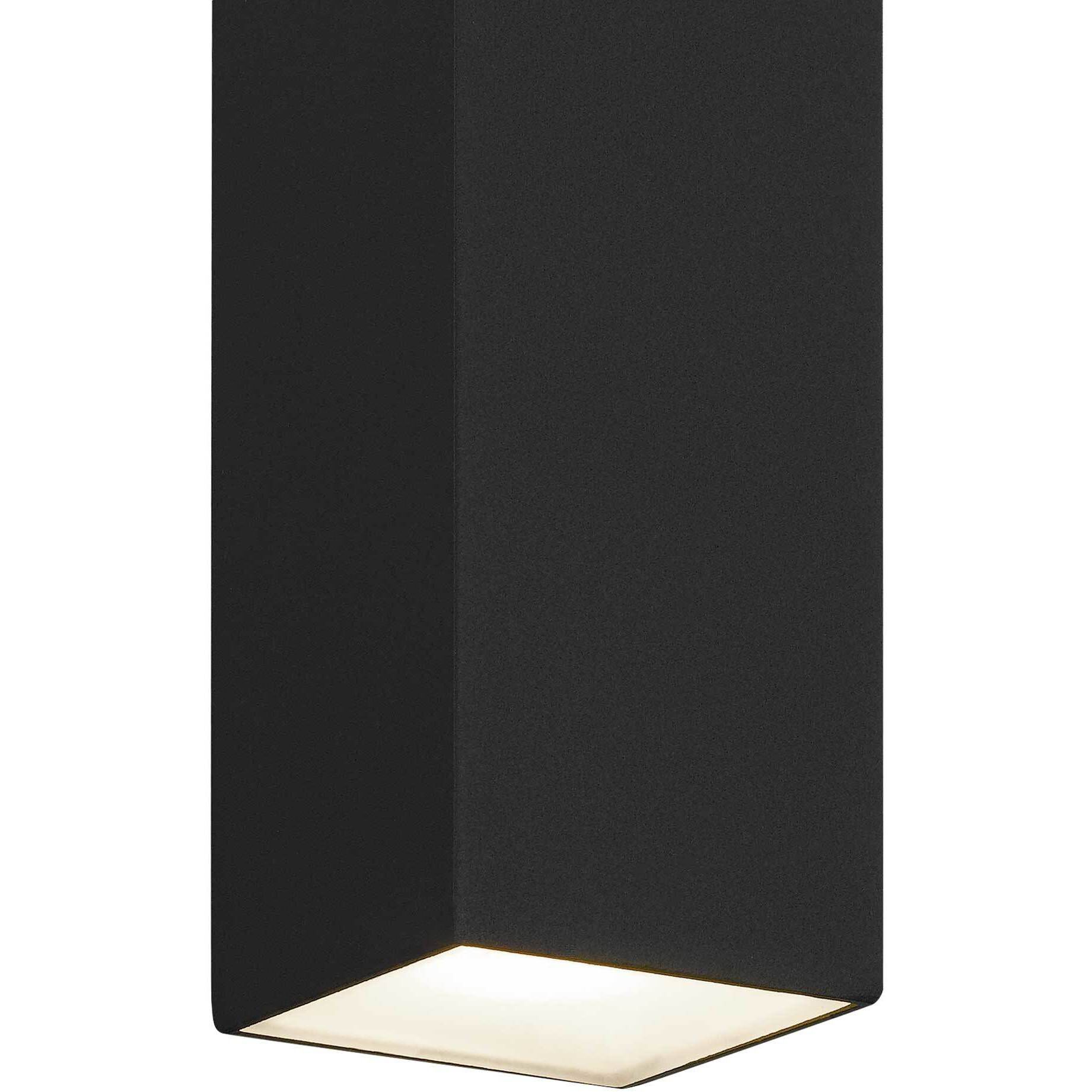 Folio LED 31.25 inch Sand Black Outdoor Wall Sconce
