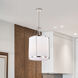Easton 3 Light 16 inch Polished Nickel Pendant Ceiling Light