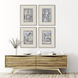 La Ville Multi and Blue and Neutral and Brown Framed Art