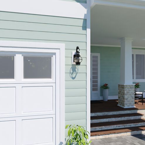 Chatham Textured Black Outdoor Motion Sensor