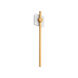 Zora 1 Light 21 inch White/Industrial Brass Sconce Wall Light