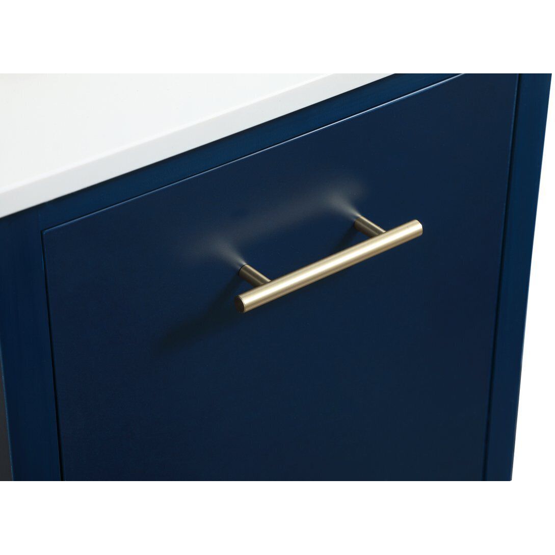 Cyrus 19 X 18 X 33.5 inch Blue Vanity Sink Set